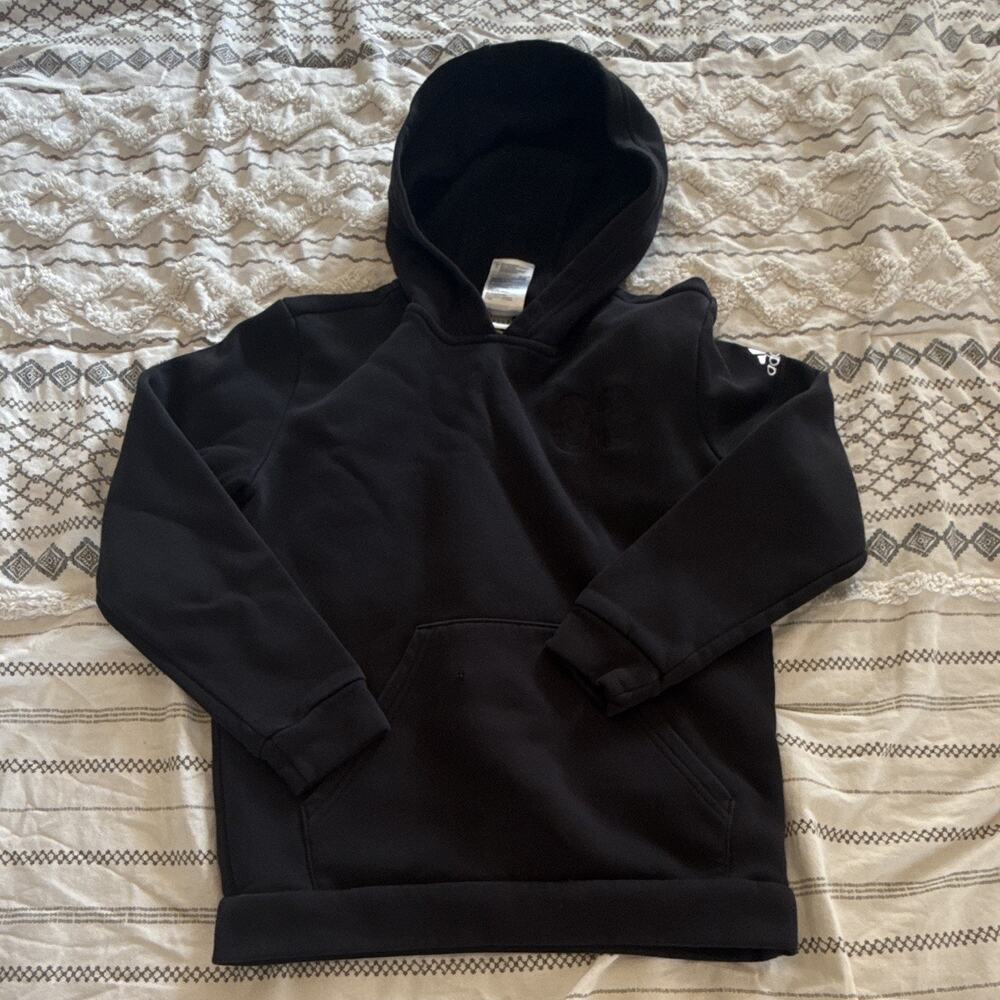 Adidas Black Hoodie Soccer #33 Sweatshirt M Unisex